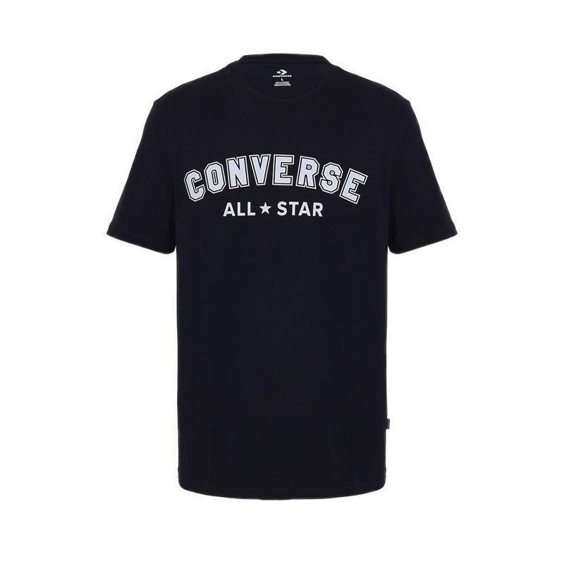 Standard Fit All Star Center Front Men's Tee - Black