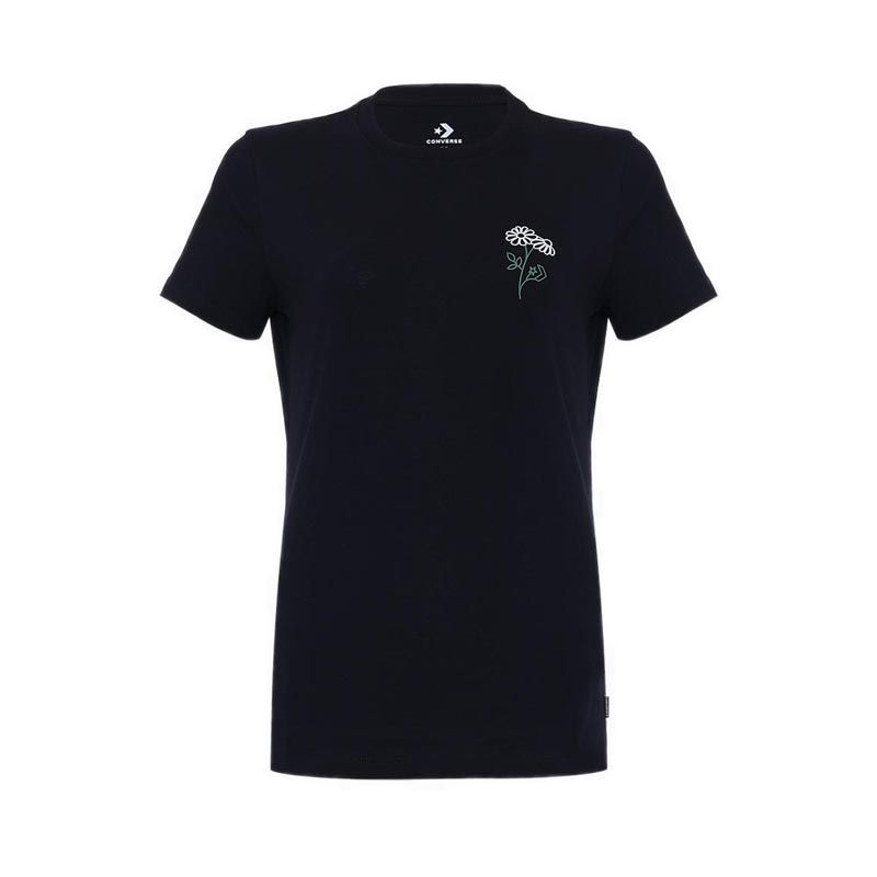 Spring Blooms Flower Women's Tee - Black