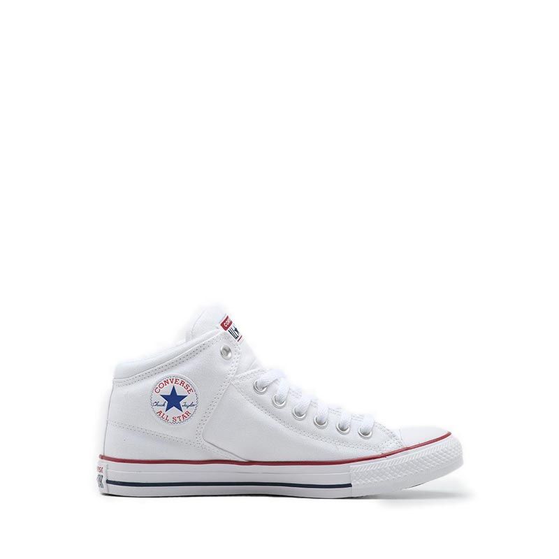 CTAS High Street Men's Sneakers - White/Red/Clematis Blue