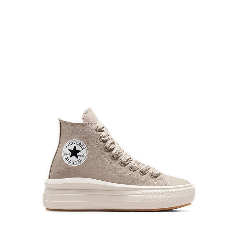 Chuck Taylor All Star Move Platform Canvas Women's Sneakers - Papyrus/Vintage White/Egret
