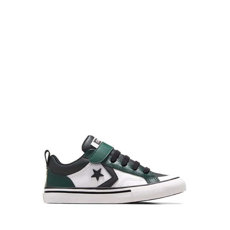 Pro Blaze Strap Easy-On Boy's Sneakers - Green Envy/Black/White