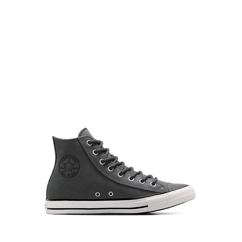 CTAS Leather Overlay Men's Sneakers - Dark Matter/Black/White
