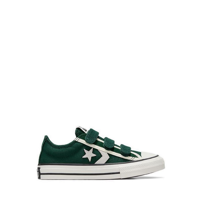 Star Player 76 3V Easy-On Luxe Boy's Sneakers - Green Envy/White/Black