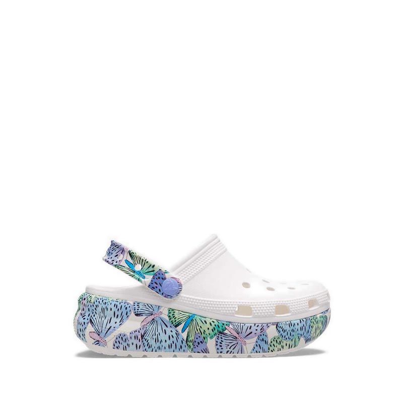 Cutie Butterfly Clog Kids - White