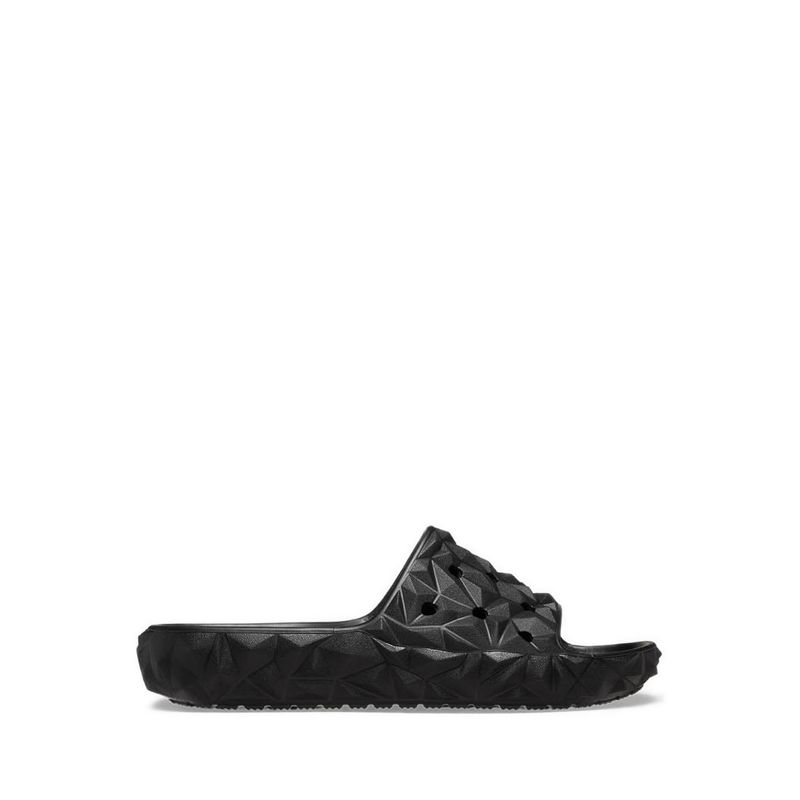 Classic Geometric Unisex Slide V2 - Black