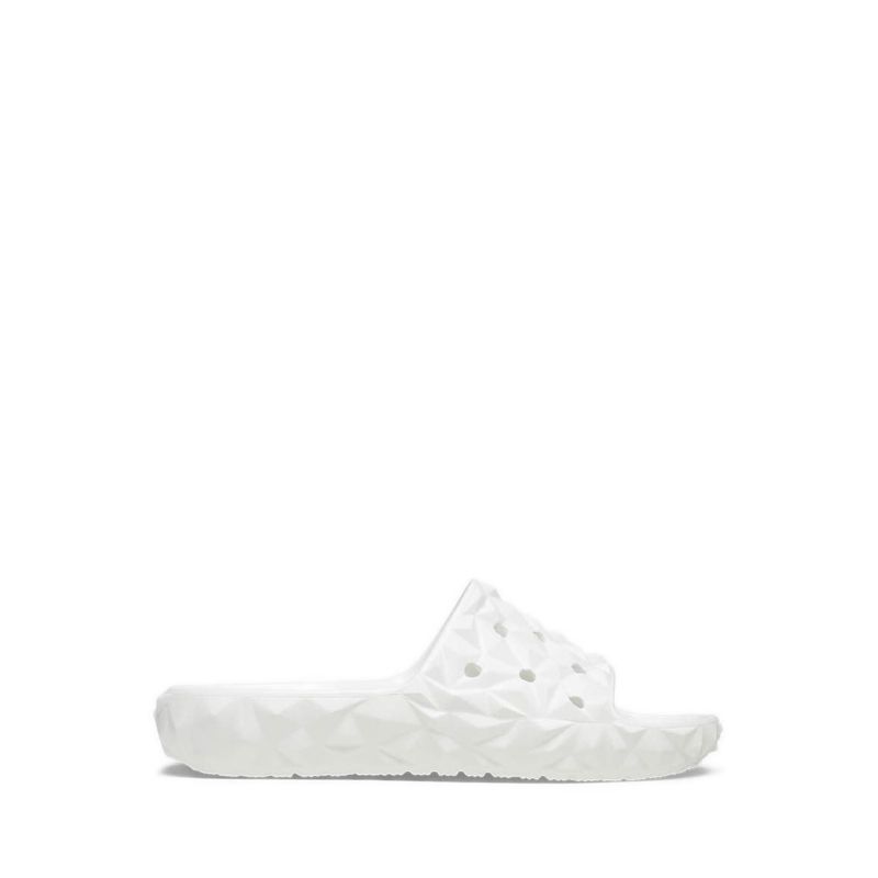 Classic Geometric Unisex Slide V2 - White