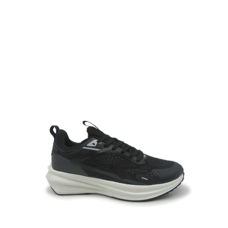 HUSTLE MEN'S RUNNING SHOES - BLACK