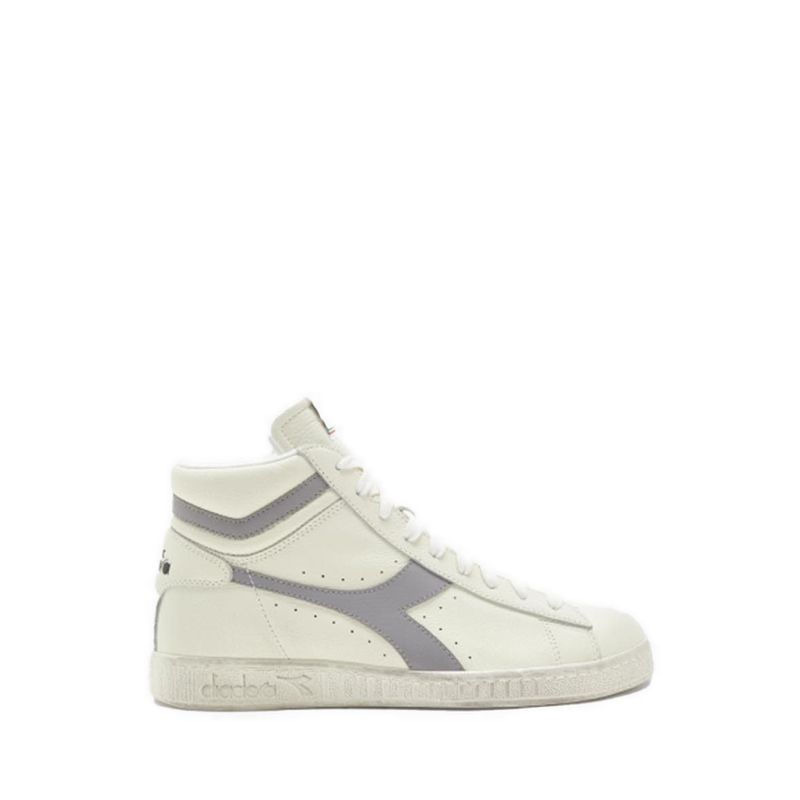 Game L High Waxed Men's Casual Shoes - White