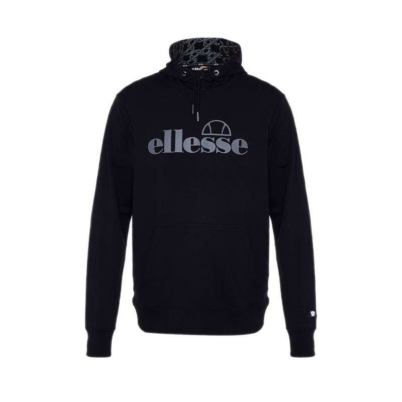 Classic Men Sweatshirt with Hood - Black