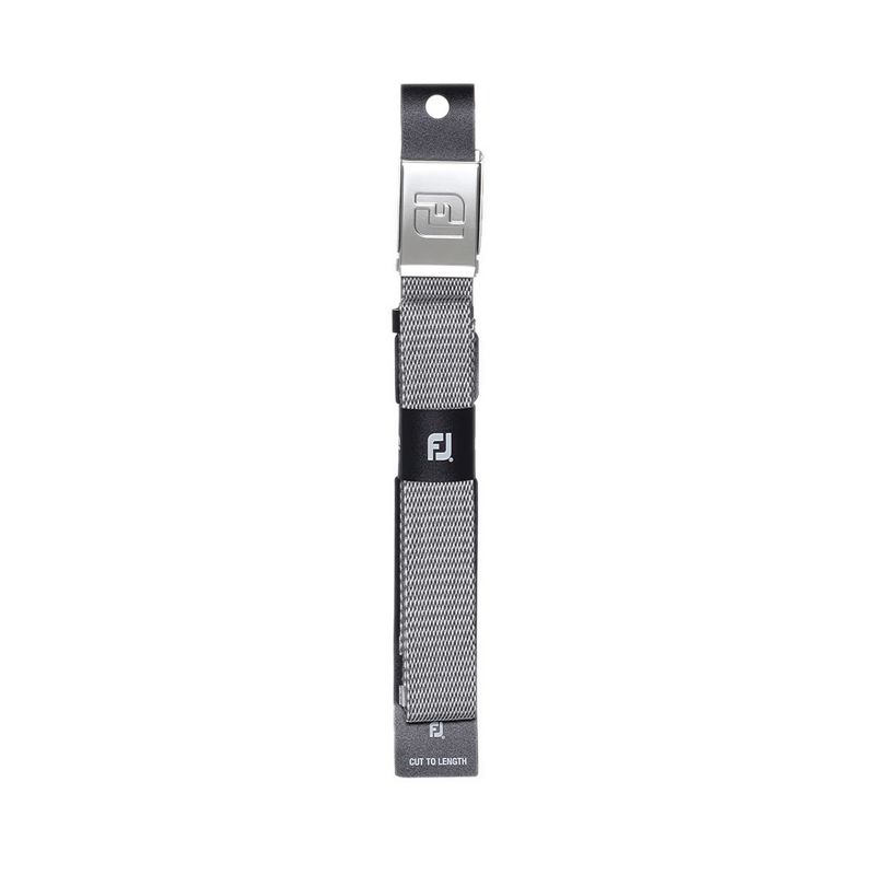 GOLF WEBBING BELT UNISEX - GREY/WHITE