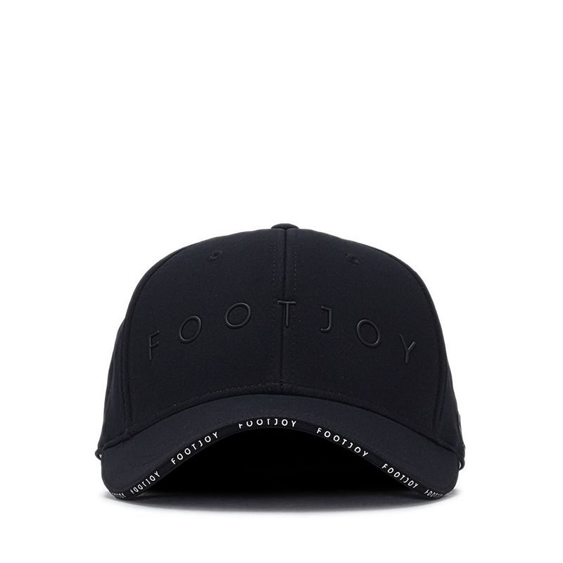 GOLF LOGO ATHLETIC CAPS UNISEX - BLACK