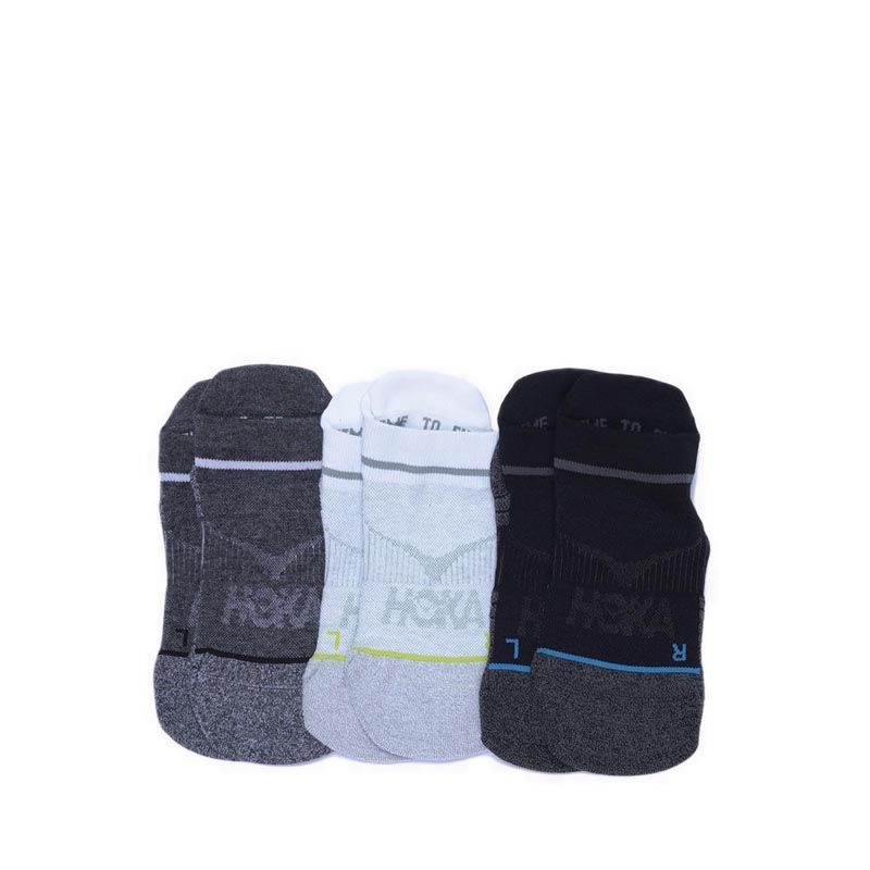 Unisex NS RUN SOCK 3P - White / Grey / Black