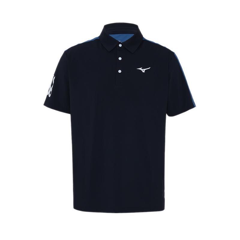 GOLF COLOR BLOCK POLO MEN'S - BLACK