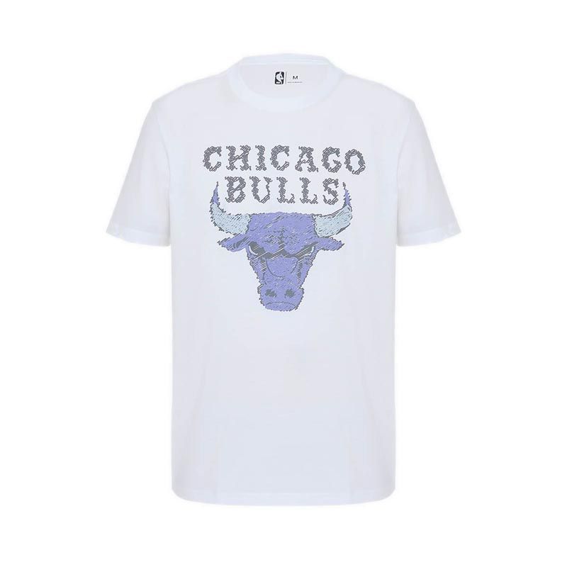 BULLS SKETCH TEE - WHITE
