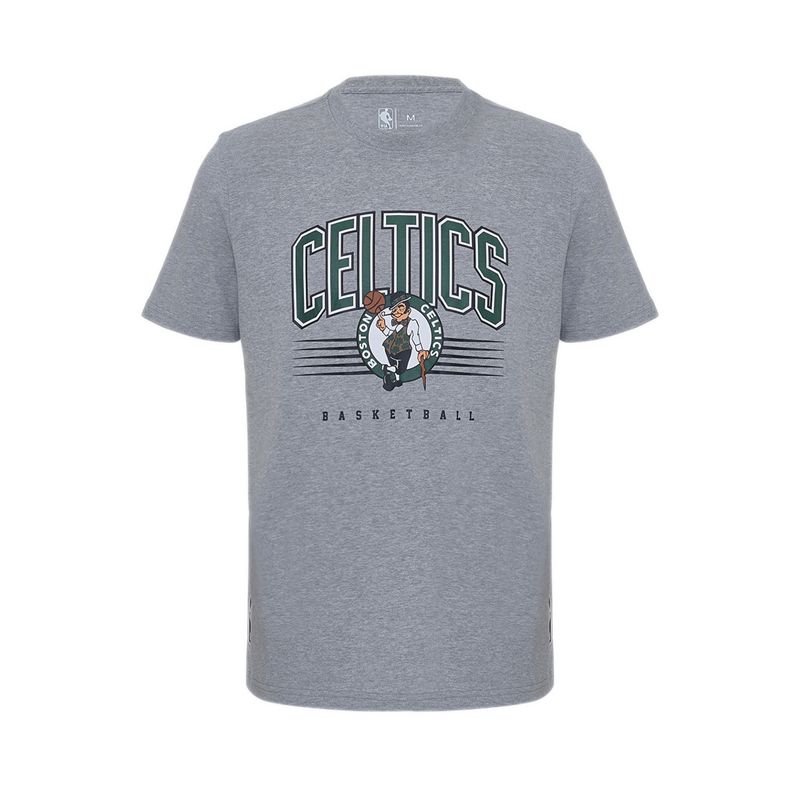 CELTICS MEN'S TEE - MELANGE GREY