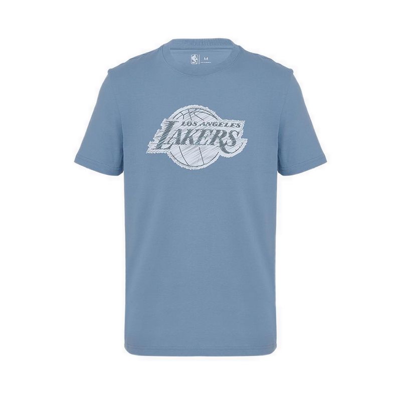 LAKERS MEN'S TEE - FADED DENIM