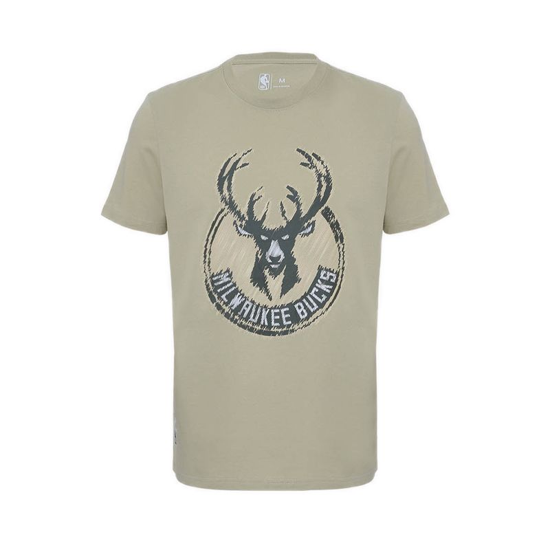 BUCKS MEN'S TEE - KHAKI