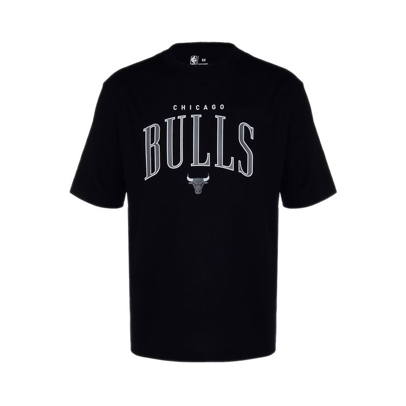 Bulls SS Oversized Men's Tee - Black
