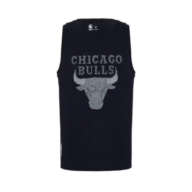 BULLS MUSCLE MEN'S TEE - BLACK