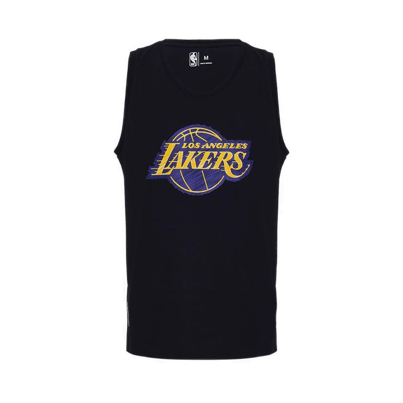 LAKERS MUSCLE MEN'S TEE - BLACK
