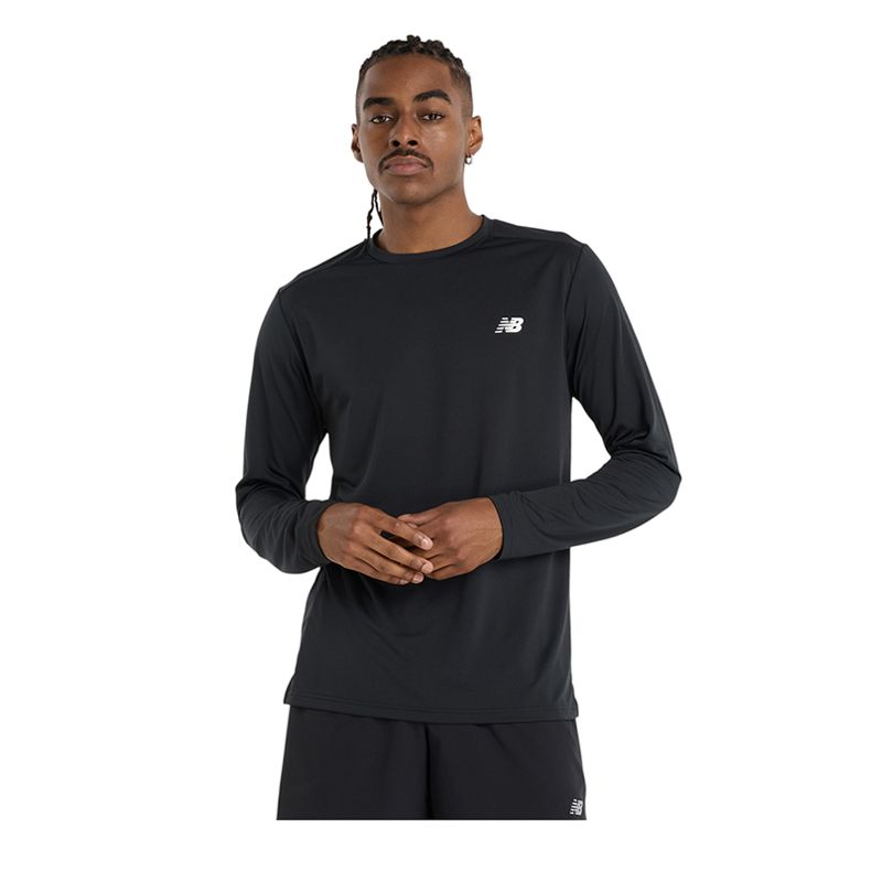 Sport Long Sleeve Men's Shirt - Black