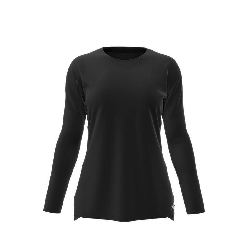 Core Run Women's Long Sleeve - Black