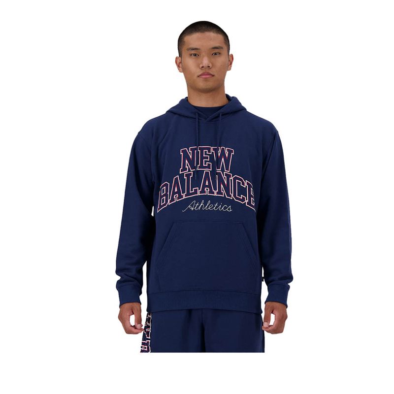 Paris Pack Brushed Fleece Men's Hoodie - Navy