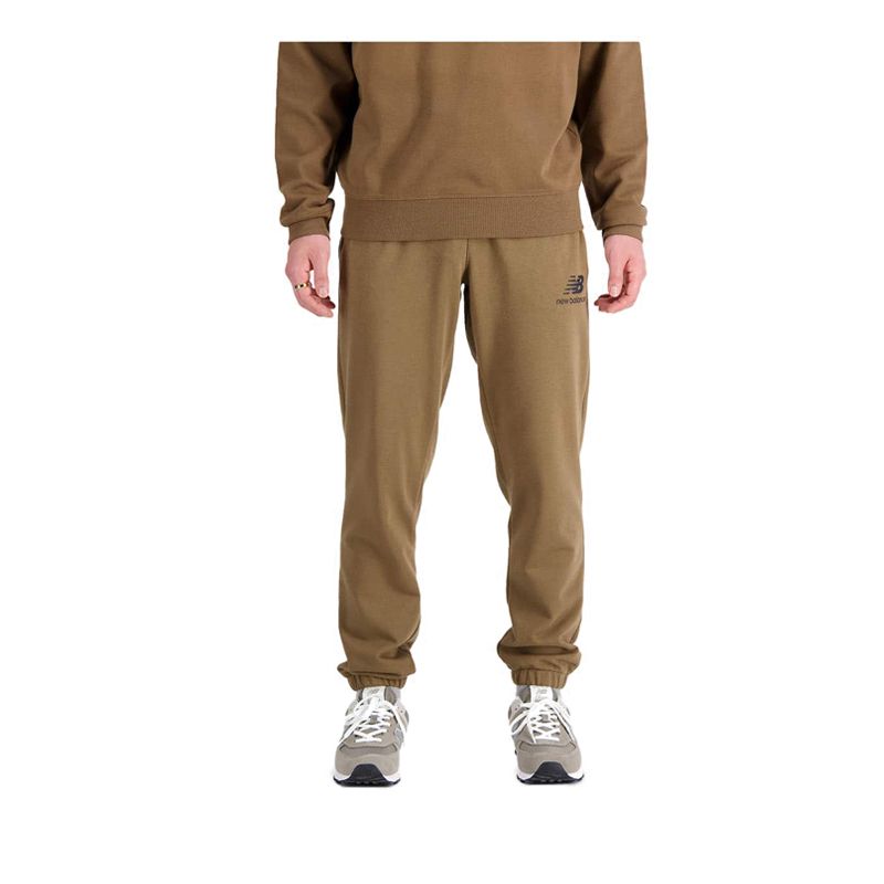 Essentials Stacked Logo French Terry Men's Sweatpant - Brown