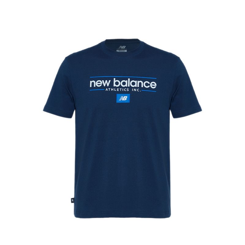 Linear Athletic Men's T-shirt - Blue