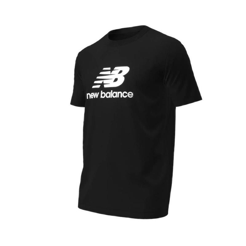 Stacked Logo Men's T-Shirt - Black