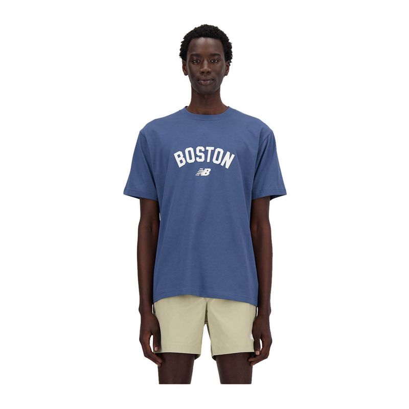 Homage to Run Graphic Men's T-Shirt - Blue