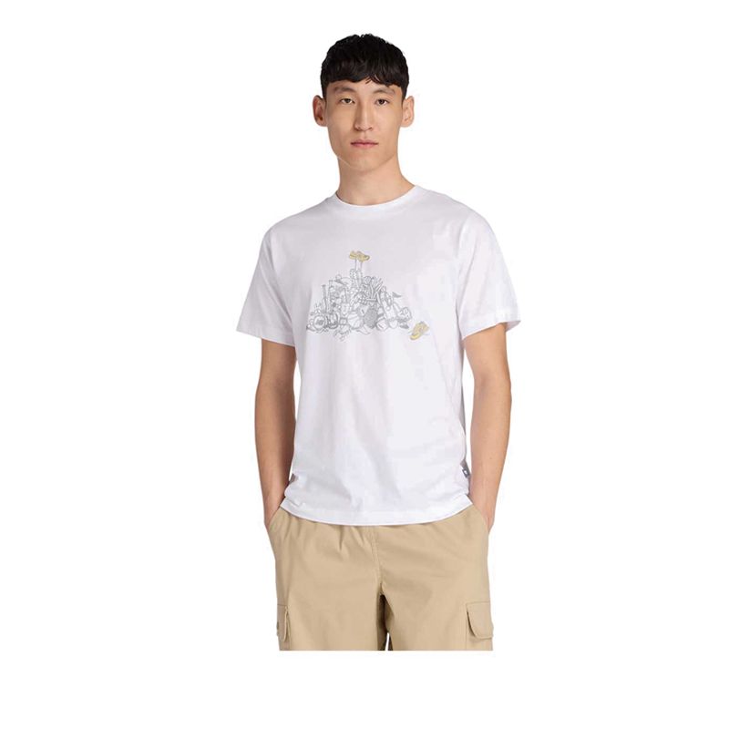 Athletics Pile Men's T-Shirt - White