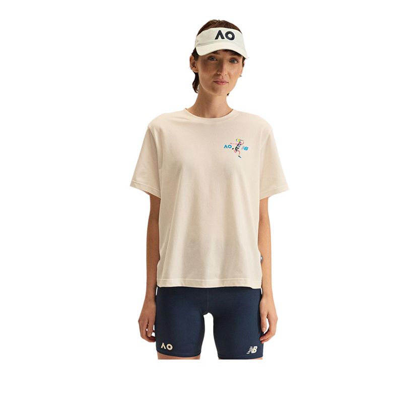 AO26 Flexibility Graphic Womens T-Shirt - Ivory