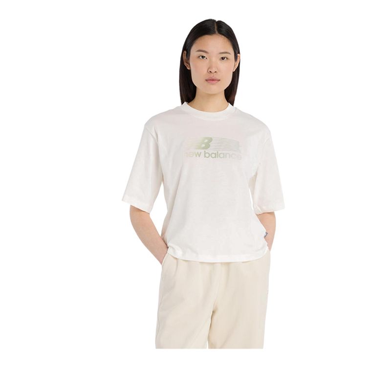 Gradient Runner Womens T-Shirt - White