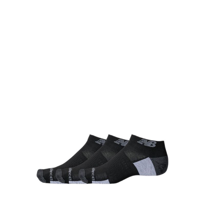 Essential Cushioned Lowcut 3 Pack Unisex Socks - Black