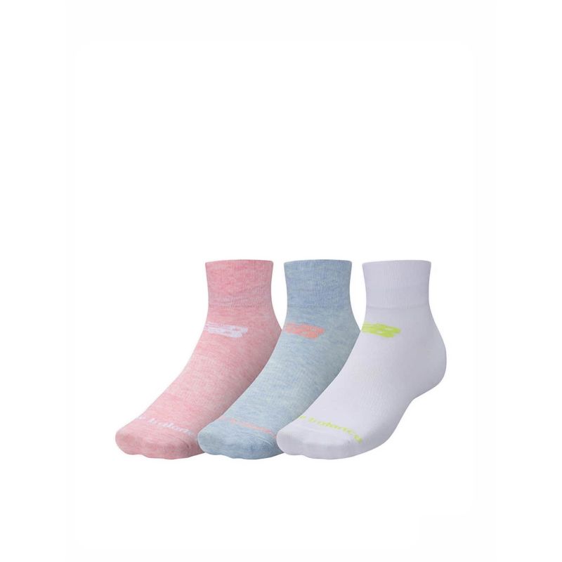 Performance Flat Knit Ankle 3 Pack Unisex's Socks - Multi