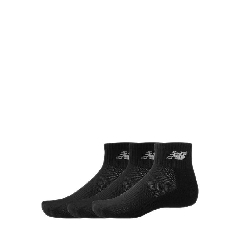 Unisex Response Perf Quarter 3 Pack Unisex Socks - Black