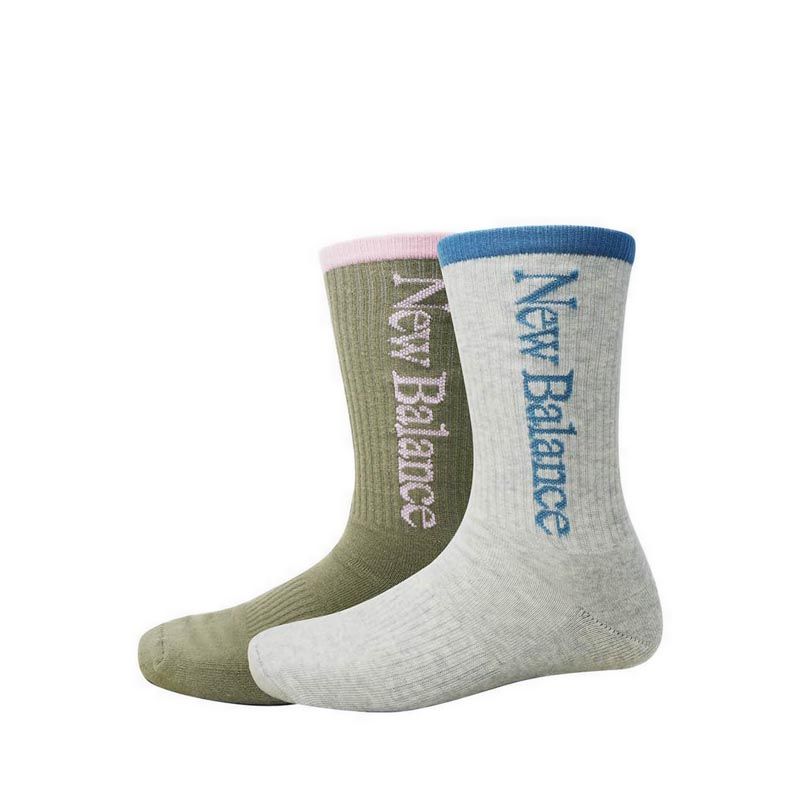 NB Essential Midcalf 2 Pair Unisex's Socks - Multi