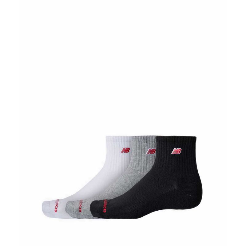 Patch Logo Ankle 3 Pack Unisex's Socks - Multi
