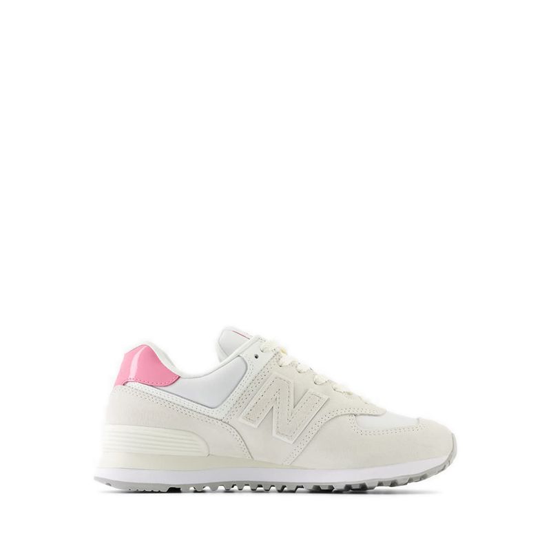 574 Women's Sneakers Shoes - Ivory/Pink