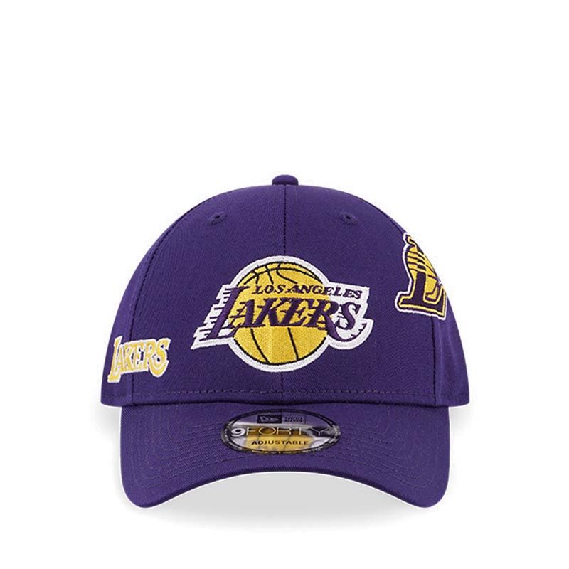 940 LEAGUE MULTI LOGOS LOSLAK MEN'S CAP - PURPLE