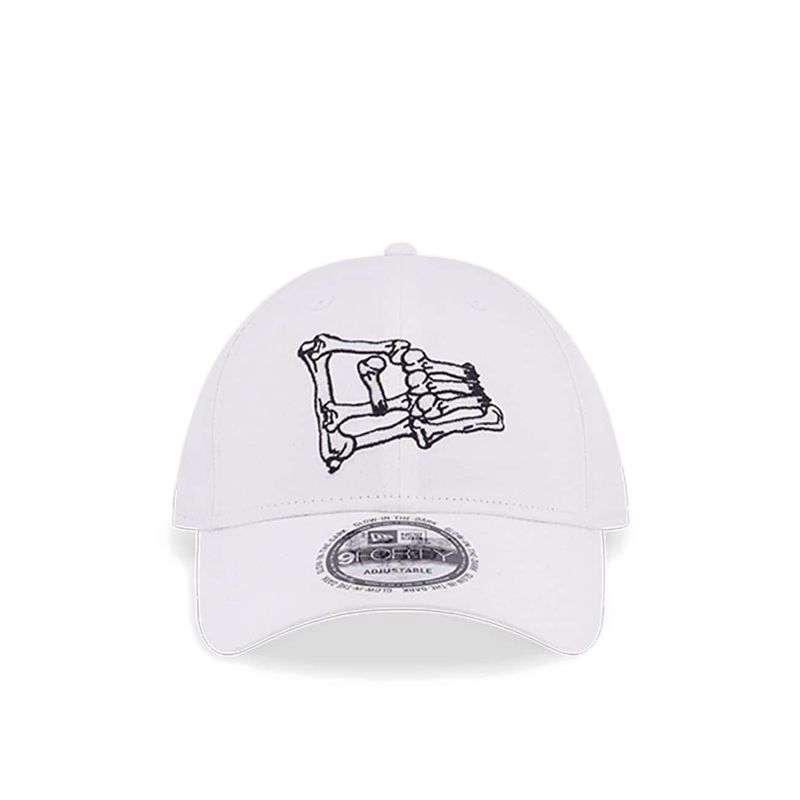 940 BROKEN WORLD BONES Men's Caps - White