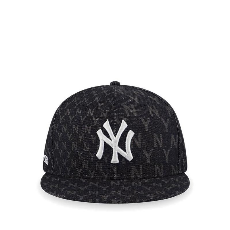 950 DENIM MONOGRAM NEYYAN Men's Caps - Black