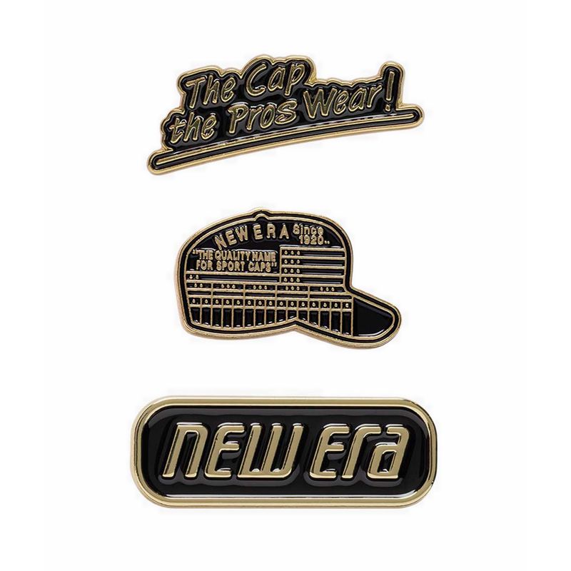 5950 Day Pins Ne 5950 3 Pack Unisex Acc - Black