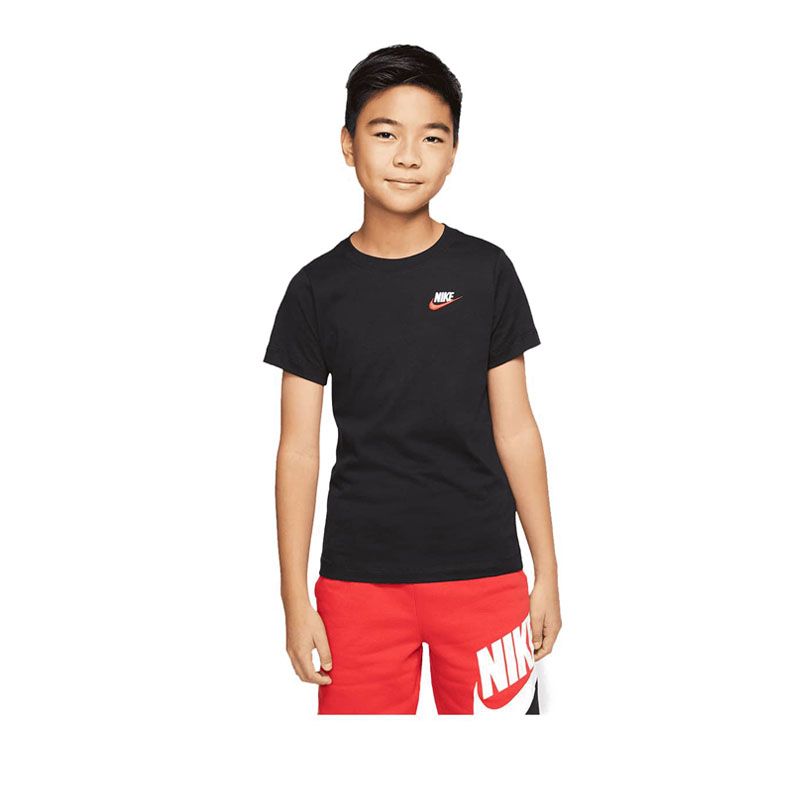 Sportswear Big Kids' T-Shirt - Black
