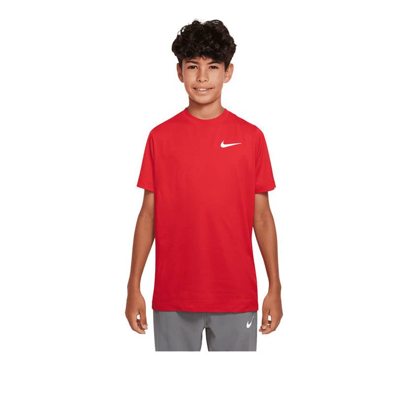 Dri-FIT Big Kids' Training T-Shirt - Red