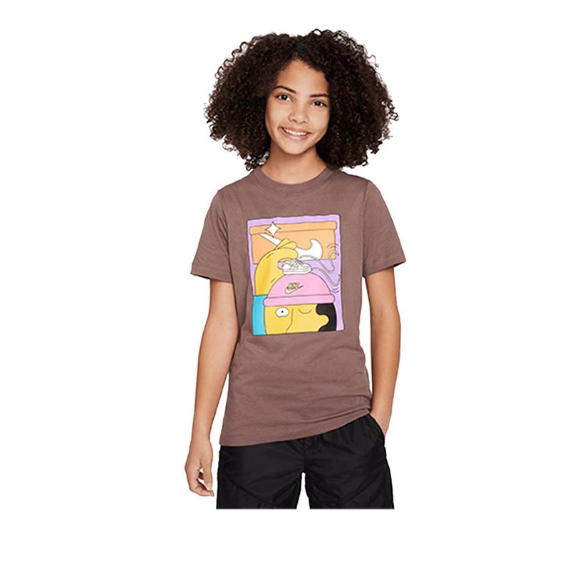 Sportswear Big Kids' T-Shirt - Brown