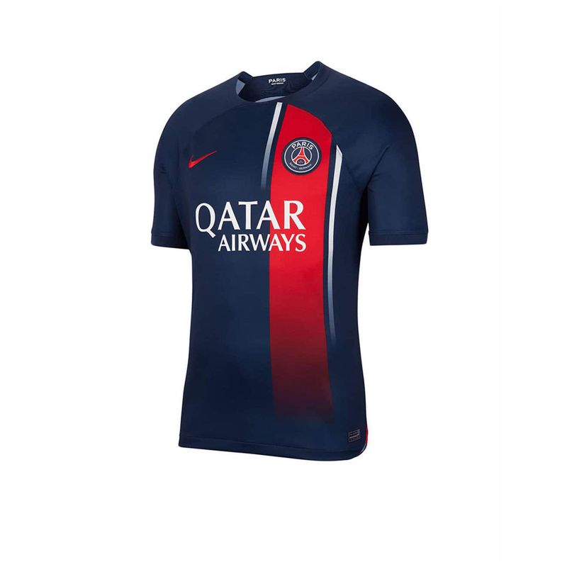 PSG M NK DF STAD JSY SS HM Men's - MIDNIGHT NAVY/UNIVERSITY RED