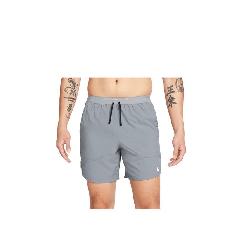 Dri-FIT Stride Men's 7" Brief-Lined Running Shorts - Grey