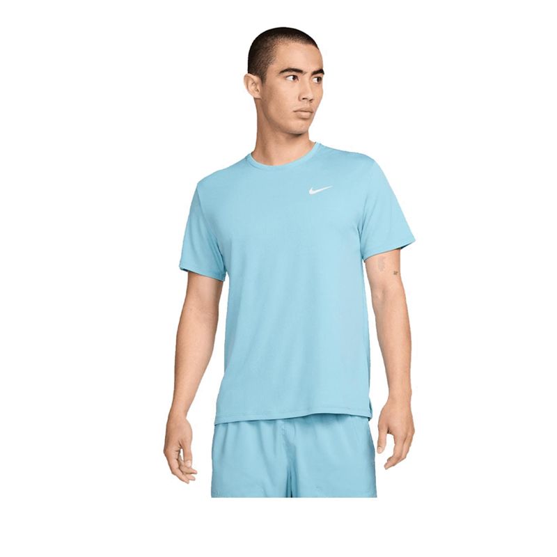 Dri-FIT UV Miler Men's Short-Sleeve Running Top - Blue